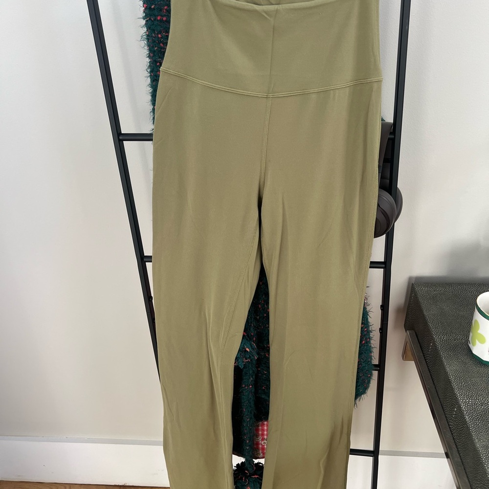 Lululemon Athletica Sage Green High-Waisted Leggings